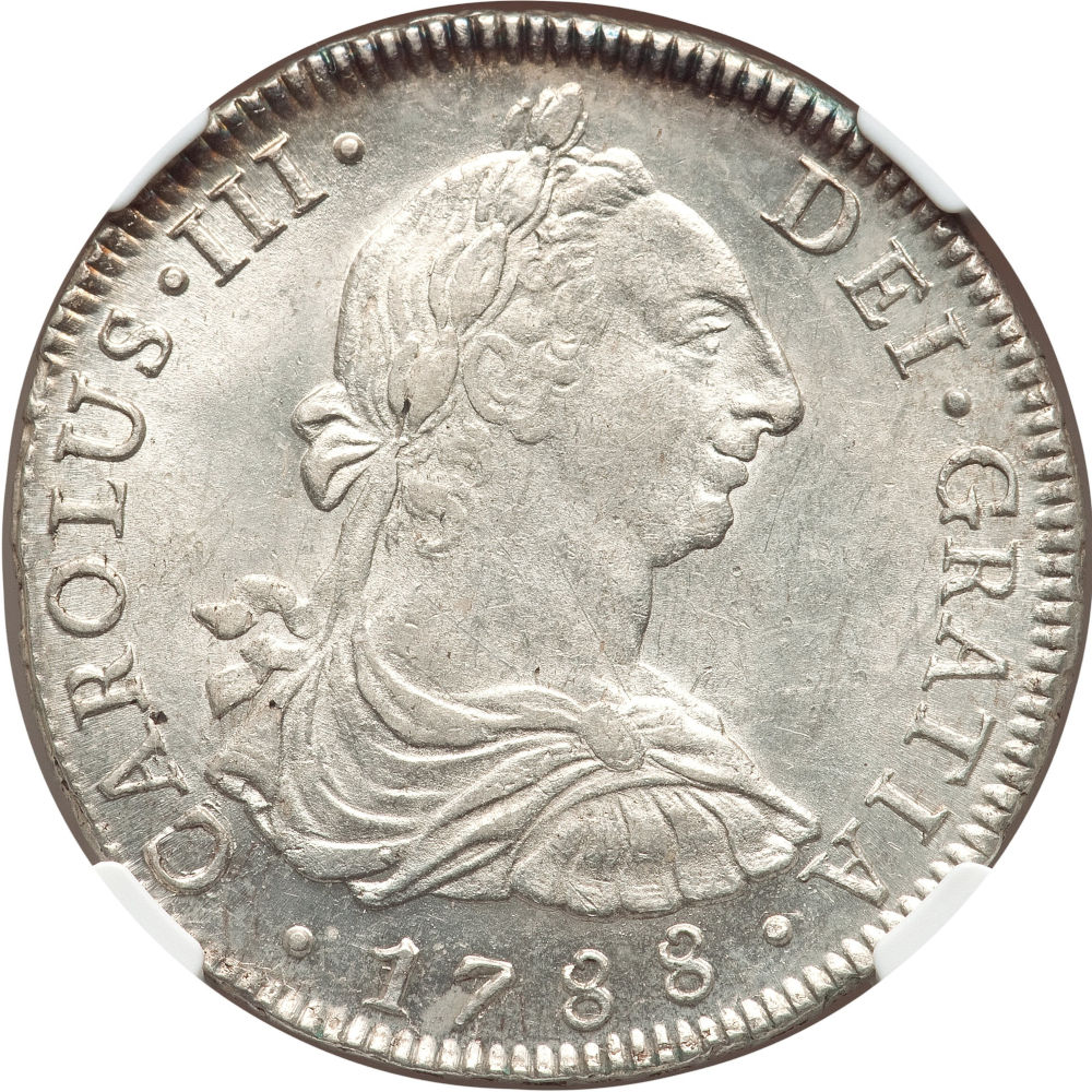 1788-8-Reales-Peru-Lima-Mint---Listed-In-Red-Book-Of-US-Coins